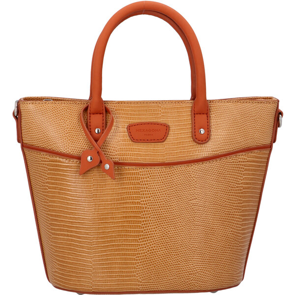 Malá dámska kabelka do ruky tmavožltá - Hexagona SanDeep žltá 25869815