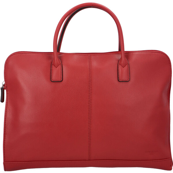 Dámska kožená spisovka tmavo červená - Hexagona Miracly červená 25869818