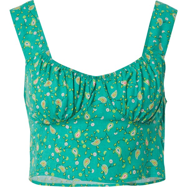 Motel Top Gladis svetlomodrá / nefritová / kiwi / oranžová / biela 54226287