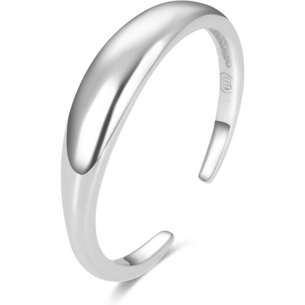 Beneto Minimalistický strieborný prsteň na nohu AGGF487 66591149