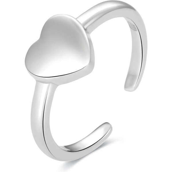 Beneto Pôvabný strieborný prsteň na nohu AGGF488 66594008