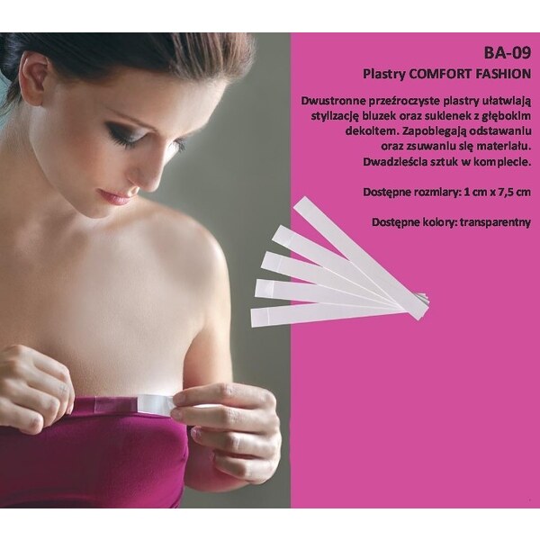 Priehľadná náplasť Julimex Comfort Fashion BA 09 10mm 20 kusov 35464950