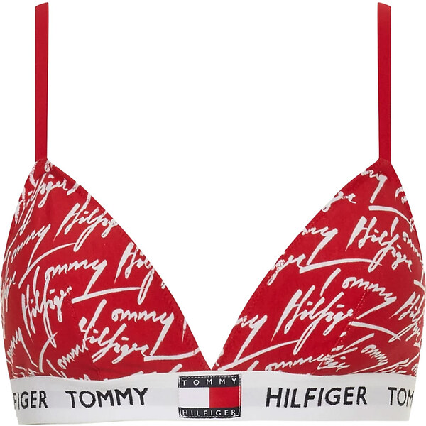 TOMMY HILFIGER - Tommy signature triangle podprsenka s jemnou výstužou 25912774