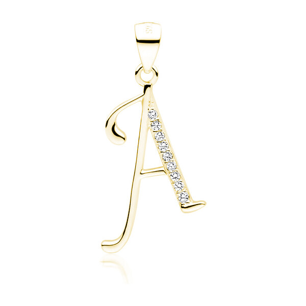 Olivie PÍSMENO A strieborný prívesok GOLD 5305 25944782