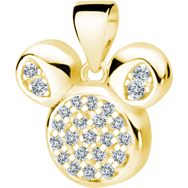 Olivie Strieborný prívesok MOUSE GOLD 5463 29309657