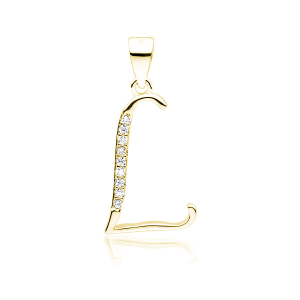 Olivie PÍSMENO L strieborný prívesok GOLD 5316 25944792