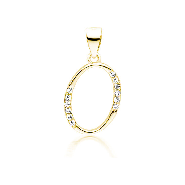 Olivie PÍSMENO O strieborný prívesok GOLD 5319 25944795
