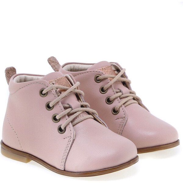 Detské kožené topánočky EMEL E1075-19 ružová 46771184