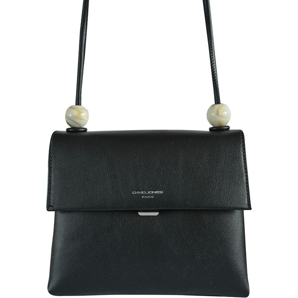 Menšia čierna kabelka cez plece David Jones 25941357