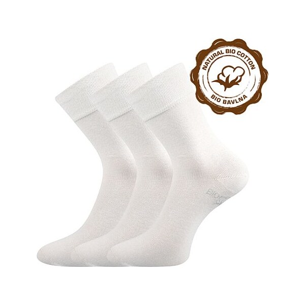 BIOBAN spoločenské BIO ponožky Lonka Biela 39-42 3 páry 26458512