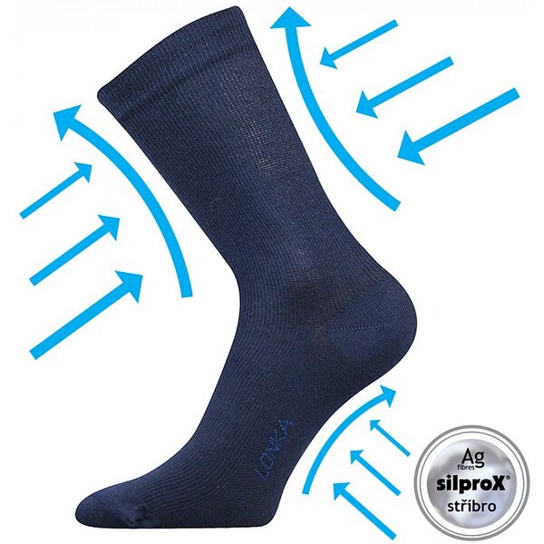 KOOPER kompresné ponožky Lonka Tm. modrá 35-38 1 pár 26458556