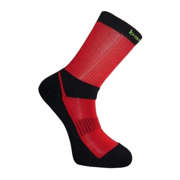 BX-3 RESIST FUN bambusové ponožky BAMBOX Čierna / Červená 43-46 1 pár 26251768