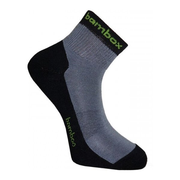 BX-2 ANKLE bambusové členkové ponožky BAMBOX Čierna / Tm. sivá 35-38 1 26458705