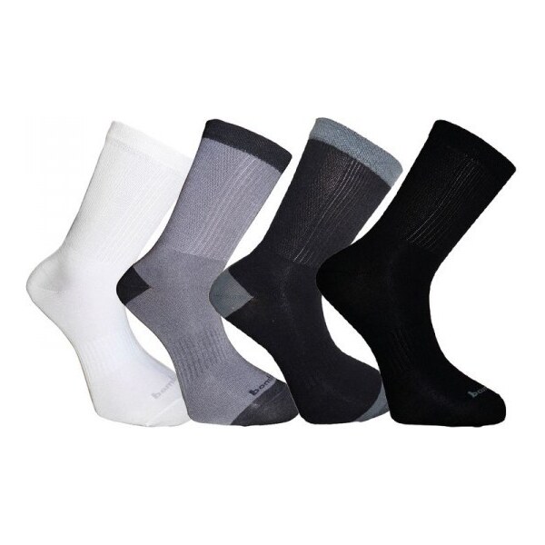 BX-3 LIGHT bambusové ponožky BAMBOX Biela / Sivá 35-38 1 pár 26458749