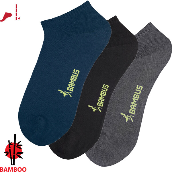 Dámske i pánske letné sneaker bambusové ponožky RS Mix farieb 39-42 3 52591414