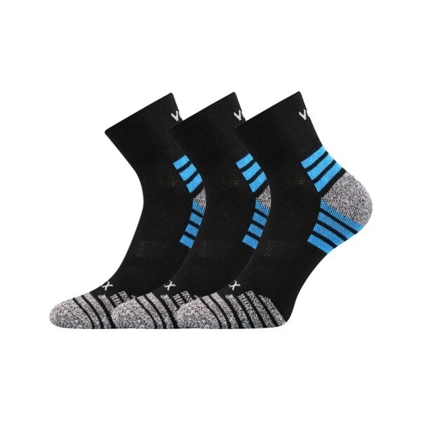 SIGMA B členkové ponožky VoXX Čierna 43-46 3 páry 26458856