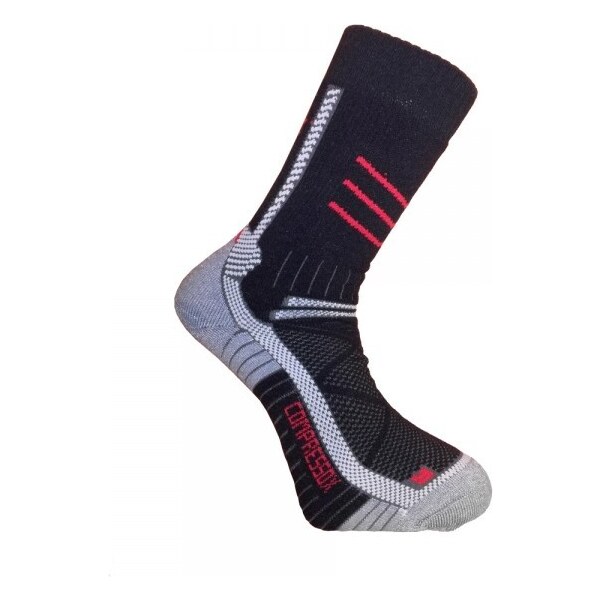 CSX-TREK funkčné ponožky so striebrom COMPRESSOX Čierna 35-38 1 pár 38127918