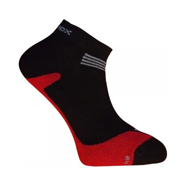 BX-STR nízke bambusové ponožky BAMBOX Čierna / Červená 39-42 1 pár 26251973