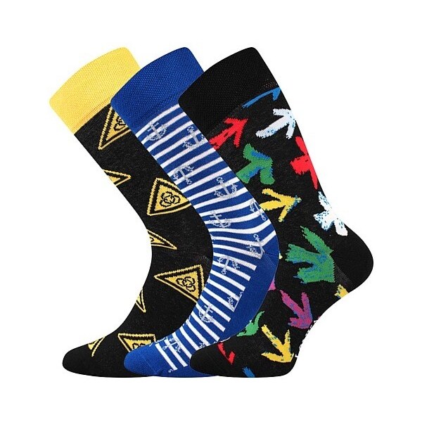 WOODOO farebné veselé ponožky Lonka - BIOHAZARD 26252013