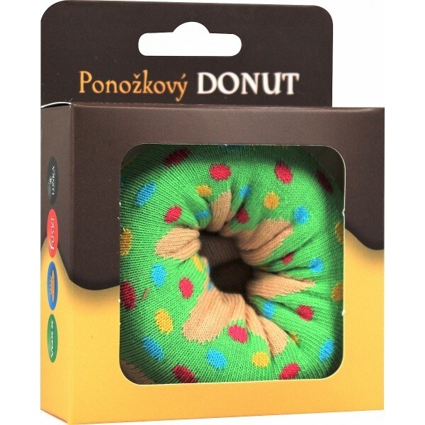 DONUT veselé darčekové ponožky Boma Zelená 42-45 1 pár 36871346