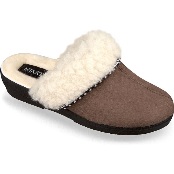 Dámske zimné papuče Mjartan s kožušinkou- X07 41190140