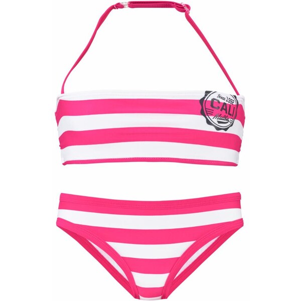 BENCH Bikiny ružová / čierna / biela 54221011