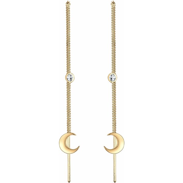 ELLI Náušnice zlatá / priehľadná 54221791