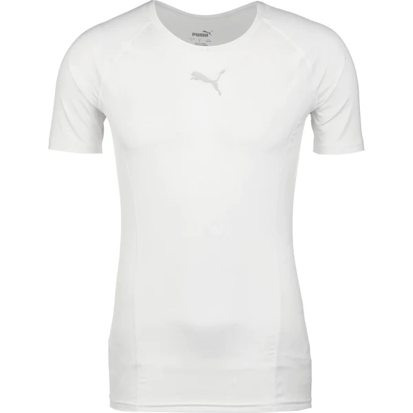 PUMA Spodné tričko Liga strieborná / biela 65641212