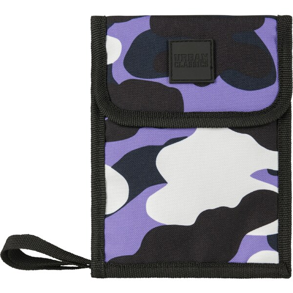 Urban Classics Taška cez rameno tmavofialová / čierna / biela 57016898