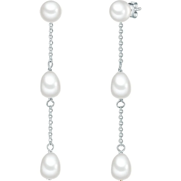 Valero Pearls Náušnice strieborná / perlovo biela 66738359