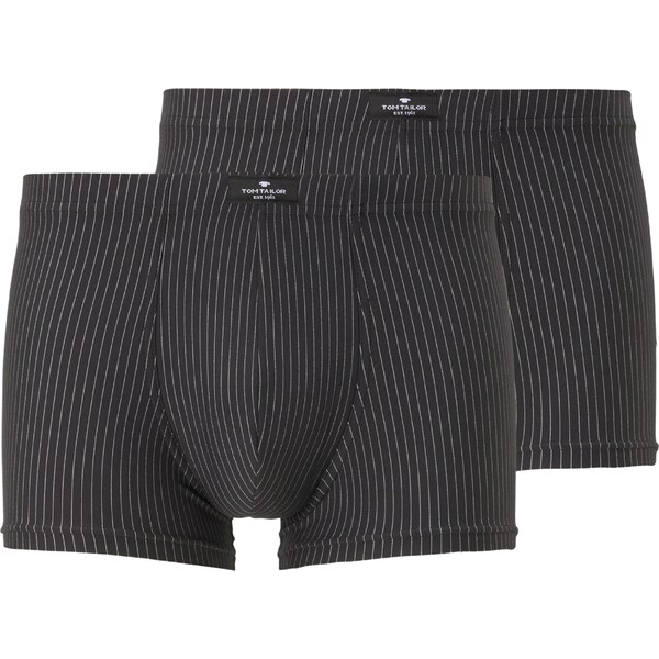 TOM TAILOR Boxerky čierna / biela 34195209