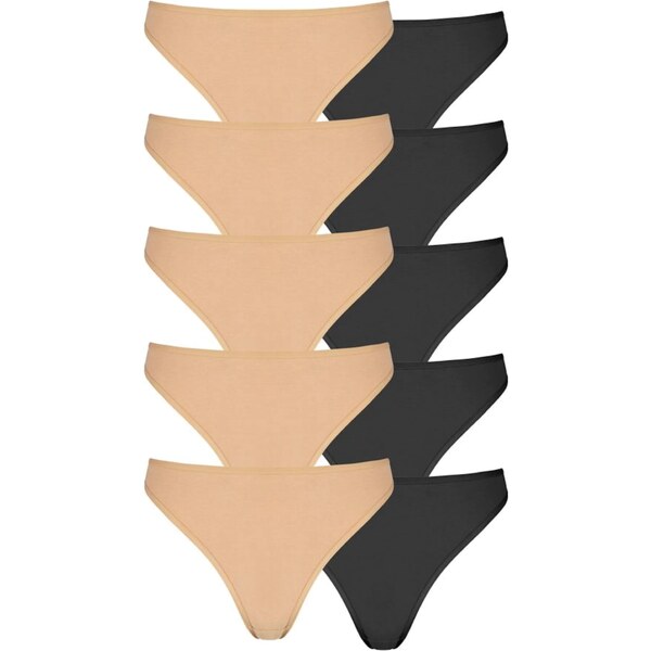 PETITE FLEUR Tangá béžová / čierna 57941915