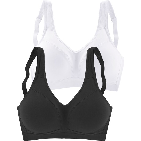 PETITE FLEUR Zmenšujúca podprsenka čierna / biela 54381991