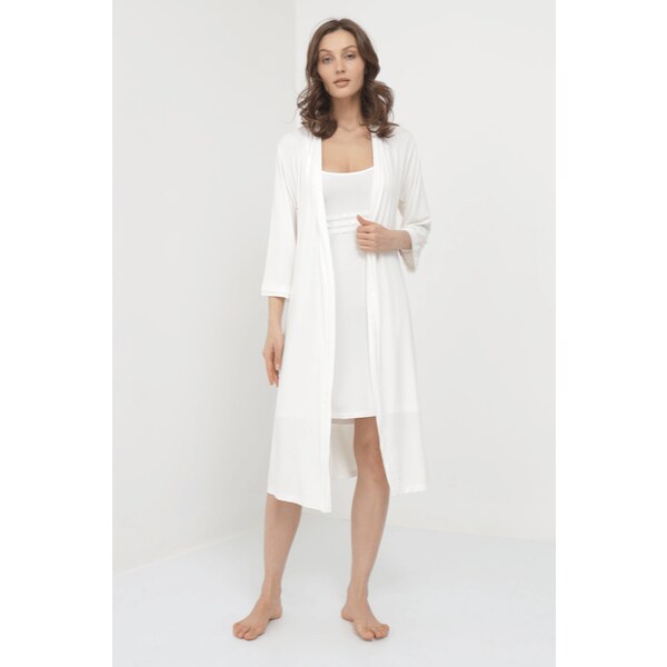 Luisa Moretti Dámska bambusová košieľka ERICA s županom 47733443