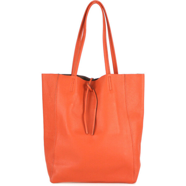 Glara Kožená kabelka shopper 27364530