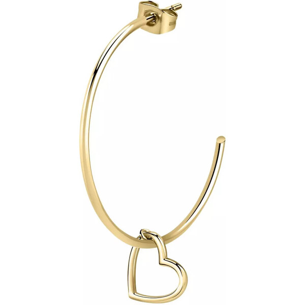 La Petite Story Romantická pozlátená single náušnica s príveskom 66584530