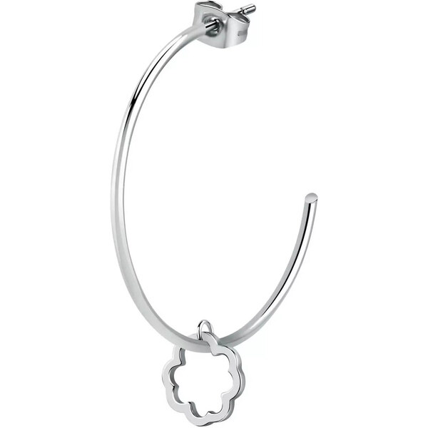 La Petite Story Oceľová single náušnica s príveskom pre šťastie 66592727