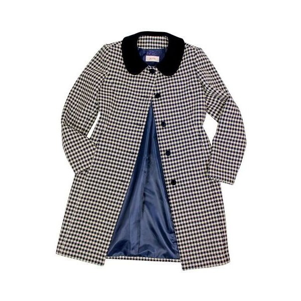 Yunolia Kabát so vzorom kohútej stopy 26174125