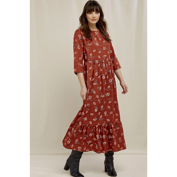 Glara EKO dámske vzorované šaty k člnkom 36988790