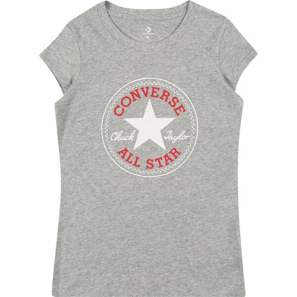 CONVERSE Tričko sivá / červená / biela 54629535