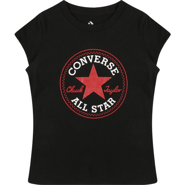 CONVERSE Tričko červená / čierna / biela 54226440
