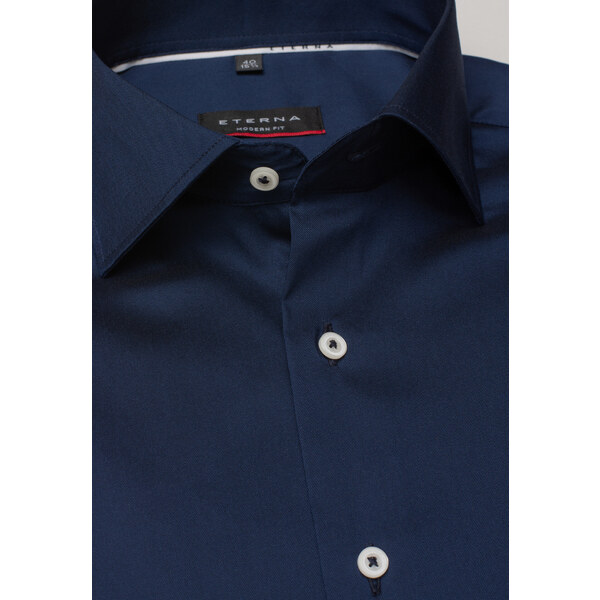 ETERNA Modern Fit pánska strečová košeľa formálna tmavo modrá Navy 45895443