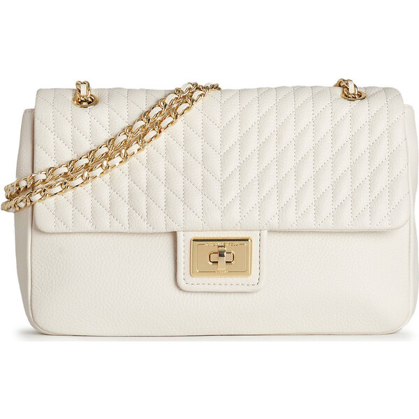 Karl Lagerfeld Paris Agyness Large Shoulder Bag Winter White 25939846