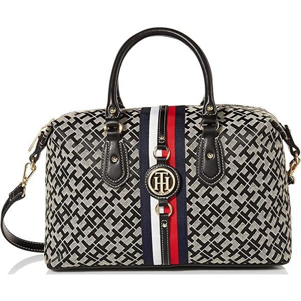 Tommy Hilfiger Kabelka Handbag Jaden Satchel Black Alpaca 26222659