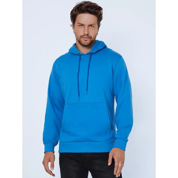 Buďchlap Jednoduchá mikina v nebesky modrej farbe 34776583