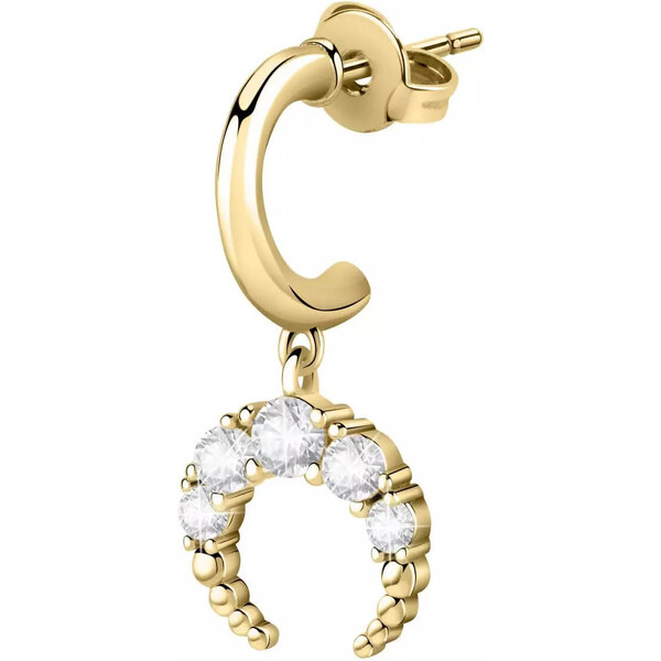 La Petite Story Pozlátená single náušnice s kryštálmi LPS02AQM98 66593215