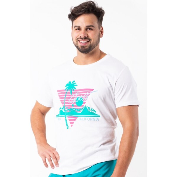 Pánske tričko F92I03JR03D A009 white - Guess 26462684