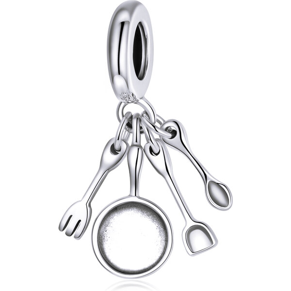 Emporial strieborný visiaci prívesok Kuchársky set 55551846