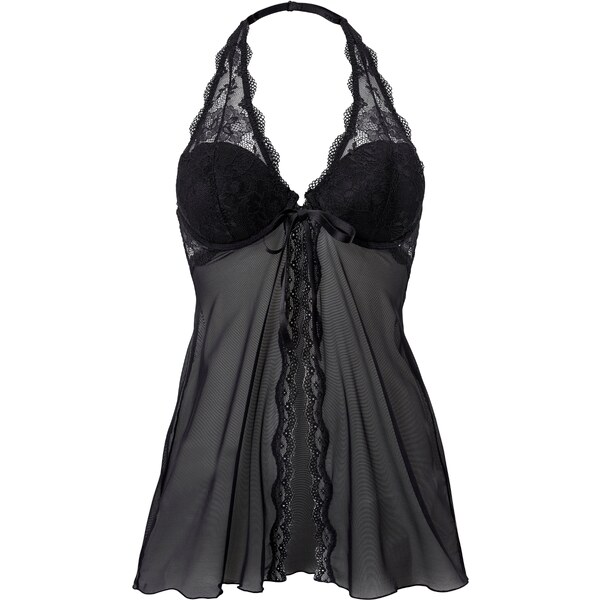 LASCANA Negližé čierna 54224308
