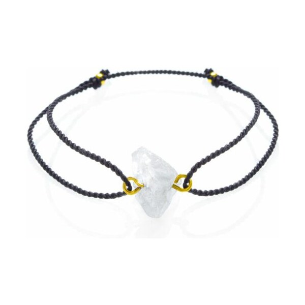 Dámsky náramok Krištáľ - šnúrkový - Čierna/Zlatá Trimakasi 26817576